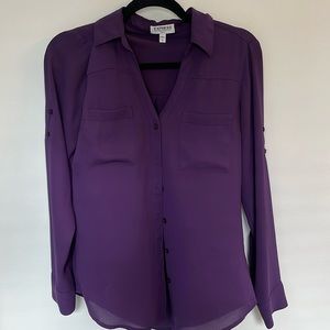 Women’s button down shirt sheer